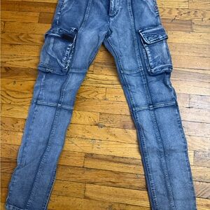 BDG Washed Denim Cargo Pants